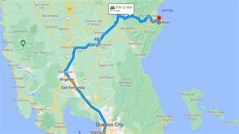 travrl time from manila to baler quezon via car|Travel Guide: How to get to Baler from Manila .